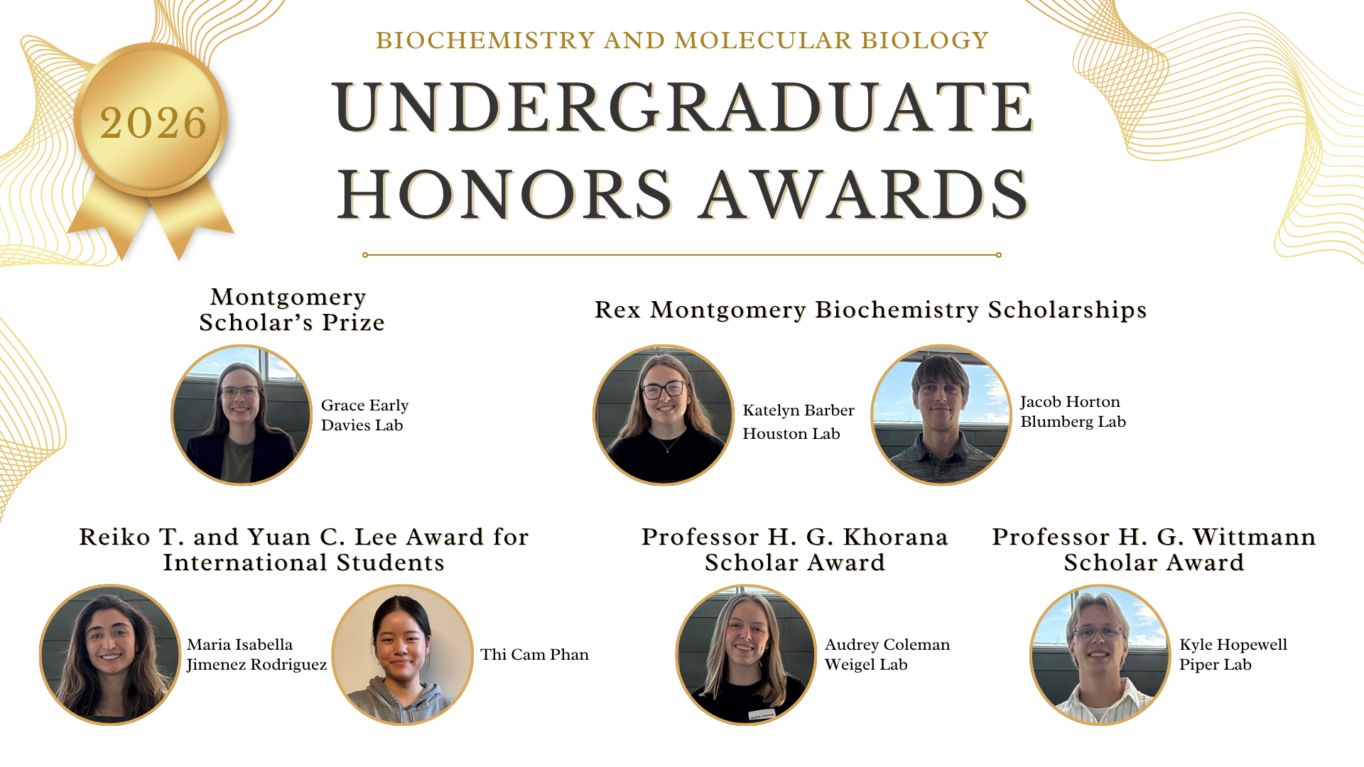 Image of awardees