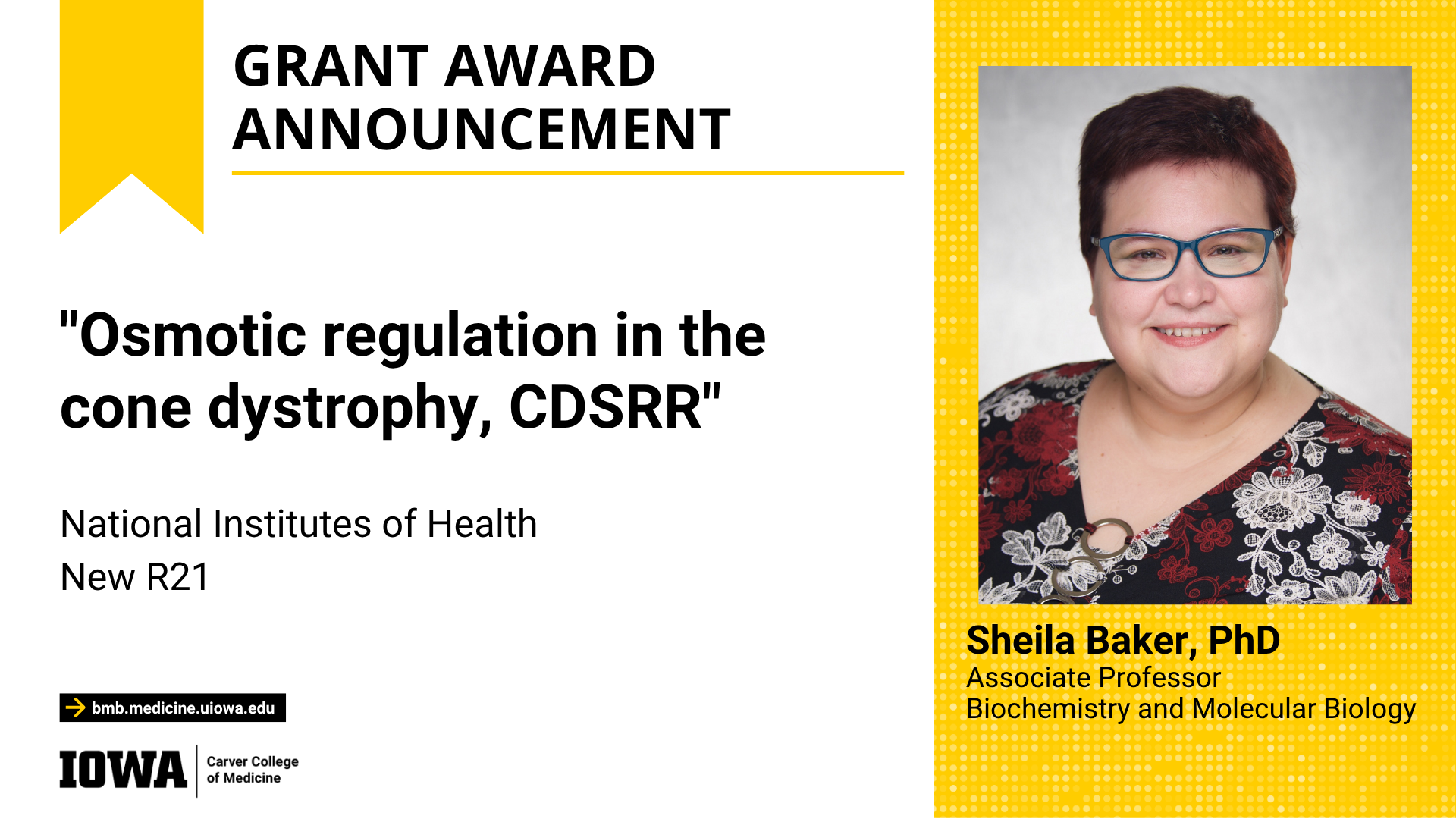 Congratulatory announcement